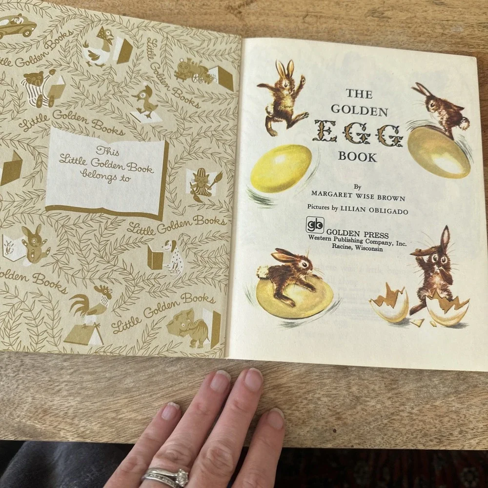 The Golden Egg Book - Hardcover By Margaret‎ Wise Brown - GOOD VINTAGE 1976 BOOK